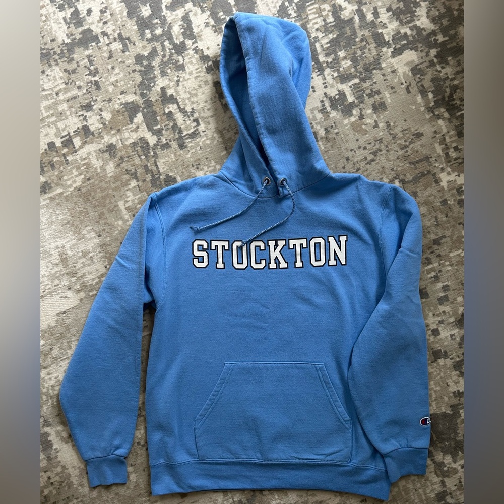 Stockton University Blue Champion Hoodie - Men's Sweatshirt